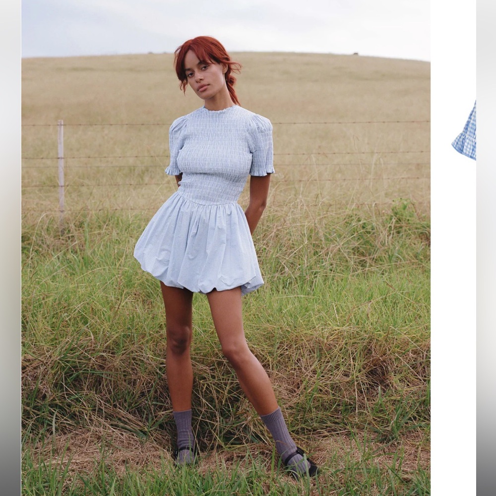 Apres Studio Dorothy Gingham Bubble Dress sold out online